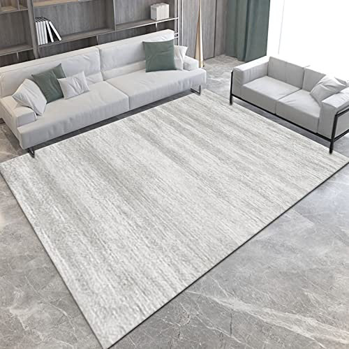 Tzvpsu Deko für Zimmer Grau-weiß gestreiftes Design,Teppich Outdoor teppiche,Wohnzimmer Dekoration 120x160cm