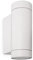 Paco Home Wandlampe Innen Aussen Aussenleuchte Wandleuchte Outdoor Wandbeleuchtung Gartenhaus Modern Garten IP54 3000K, Farbe:Weiß, Leuchtentyp___Technologie:Typ 1-2x GU10