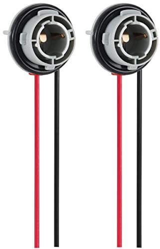 Greluma 2 pièces 1156 ampoules LED support de douille pour auto voiture clignotant queue arrêt arrière feu stop connecteurs de faisceau de base pré-câblé prises de câblage