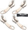 Schede a Trazione con Cerniera, 2 Paia 8 Zipper Pull Feta Slider Slider Accessori per Valigie per Fai - -Te per Riparazione della Cerniera