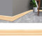 MyBoo 3D Pattern Sticker Wall Trim Line Skirting Border, 230x8CM Wallpaper Borders Self Adhesive Waterproof 3D Foam Edge Strip Border Dado Rail Decoration for Living Room Bedroom Kitchen Home (Cream)