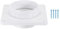PATIKIL 4 Inch Dryer Vent Wall Plate Adapter Connector Quick Connect Cover Clamps for Indoor Dryer Hose Systems, White