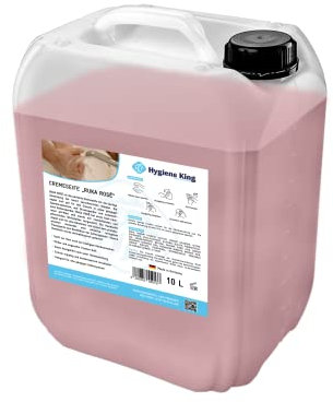Hygiene King | Cremeseife Handseife | 10 L – Kanister | ph-neutral, druckspendergeeignet | angenehm parfümiert | hautfreundliche Flüssigseife für, Gastronomie, Privat uvm.