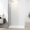 Duschwand Glas 75 x 195 cm Walk In Dusche mit Festteil Duschtrennwand Glas Badewanne Duschwand 5 mm ESG Sicherheitsglas