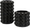 YANWE1 Bubble Vasen Schwarz Keramik 2er Set Boho Blumenvasen Deko für Dekor Esstisch Hochzeit Kaminsims Büro
