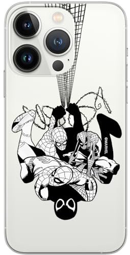 ERT GROUP Handyhülle für iPhone 13 PRO Original und offiziell Lizenziertes Marvel Muster Spider Man 043 optimal an die Form des Handy angepasst, teilweise transparent