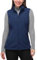 33,000ft Weste Damen Outdoor Leichte Softshell-Weste Ärmellose Jacke Winddichte Fleece Damenweste für Laufen Golf Wandern Blau 48