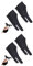 Hemobllo 4pcs Two Finger Drawing Gloves for Artists Breathable Sketching Gloves for Graphic Tablets and Light Boxes Black Reduces Friction for Smooth Drawing Experience