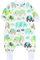 TupTam Baby Schlafsack mit Beinen und Ärmeln OEKO-TEX zertifizierte Materialien, Winterschlafsack 2,5 TOG Unisex, Farbe: Elefant Mint, Größe: 80-86