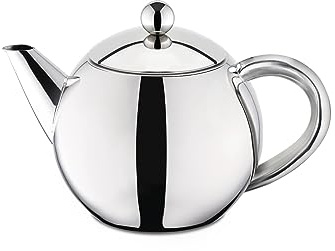 Weis Teekanne aus Edelstahl mit Teefilter 1,5 L