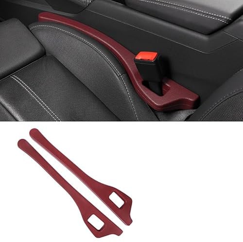 AJIH Autositz Lückenfüller für Infiniti ESQ EX FX Q60 QX30 QX50 QX56 QX60 QX70 QX80 M25 G Series, Verhindern Kleine Gegenstände In Die Ritzen Fallen Car Innenraum Zubehör,A/Red
