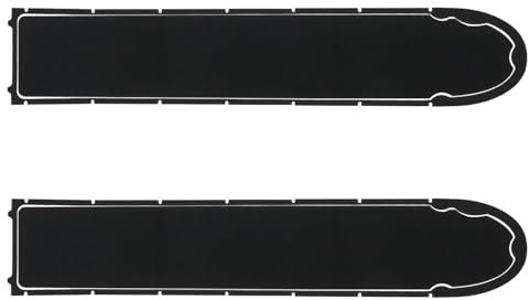 eMagTech 2pcs Joint Annulaire Étanche Couvercle de Batterie Inférieur de Protection de Plaque Inférieure Compatible avec Xiaomi Pro/Pro2 Accessoires de Scooter Électrique, Noir