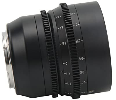 Kamera-Cine-Objektiv, Manuelle Objektivmontage, Cine-Objektiv, 7 Artisans Cine-Objektiv, 50 Mm, Manuelles T2.0-Objektiv mit Großer Apertur Z-Kamera