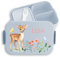 Kinder Bento Box Midi für Mepal Bentobox - Brotbox Reh Lunchbox Rehkitz Vesperdose Rehe Vesperbox Rehgeweih I - 900 ml - Hellblau - brotdose mädchen kindergarten personalisierte rehlein name