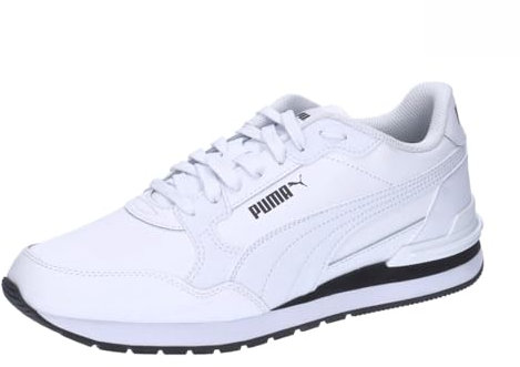 PUMA Unisex ST Runner v4 L Sneaker, White Black White, 37 EU