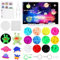 Byffoer Bügelperlen Set,Glitzer Bügelperlen 5 mm Bügelperlen Muster Steckperlen Platten Set Bastelperlen Set Kindern mit Stiftplatte, Bügelpapier, Pinzette, DIY-Perlen Geschenk für Kinder