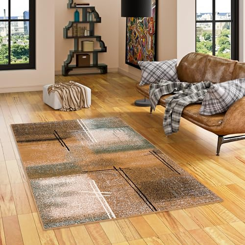 Pergamon Moderner Kurzflorteppich - Vielfältige Muster und Farben - Verschiedene Größen erhältlich - Stilvolles Wohnaccessoire für Ihr Zuhause