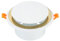 PATIKIL 4 Inch Round Air Vent, Adjustable Ceiling Diffuser Grill Cover Louver Soffit Vent for Bathroom Kitchen Living Room, ABS Plastic, Gold