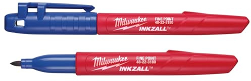 Milwaukee Inkzall Permanentmarker, Blau, feine Spitze, 1 mm