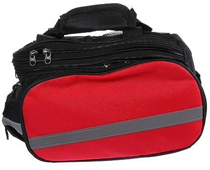 BELLIFFY Fahrrad Gepäckträgertasche Stabil Reflektierend Mit Schneller Montage Mountainbike Rücksitz Aufbewahrungstasche Für Sichere Nachtrad Tour