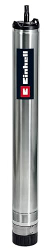 Einhell Tiefbrunnenpumpe GE-DW 1255 N-A (1200 Watt, bis zu 6000 L/h, max. Förderhöhe 55 m, Pumpendurchmesser 98 mm, 22 m Netzkabel, Automatikfunktion)
