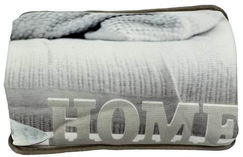 Borsa Acqua Calda Elettrica 500W con Morbida Fodera in Peluche, Temperatura Massima 75°C, Ideale come Scaldamani e Scaldapiedi, per Alleviare Dolori Muscolari, Dorsali e Mestruali (BEIGE)