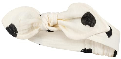 Stirnband Kopftuch Sommermütze Babymütze Mädchenmütze Musselin, Farbe: Schwarz-Gelb, Größe: 50-52