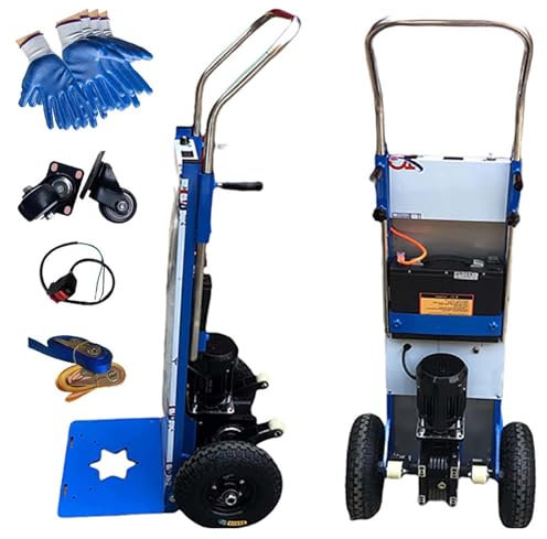 ERSINIAN Carrello Elettrico per Salire Le Scale, Carrello Elettrico per Salire Le Scale, Carrello Manuale per traslochi, carico da 200 kg, Motore brushless, può Salire Le Scale e scendere