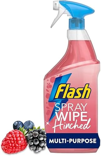 Flash Spray Wipe Done Multi Purpose Wild Berries 800ml - Sparkling Clean In A Flash