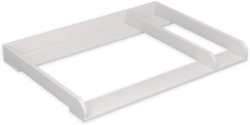 regalik Fasciatoio con Divisorio per Hemnes IKEA, Prof. 50cm, Bianco | Fasciatoio con scomparto, removibile, fronte arrotondato, 108 x 78 cm, montaggio facile, facile da pulire