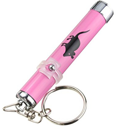 Hanyia Teasing Light Projecting Infrared Pen Cat Toy with Mouse Image