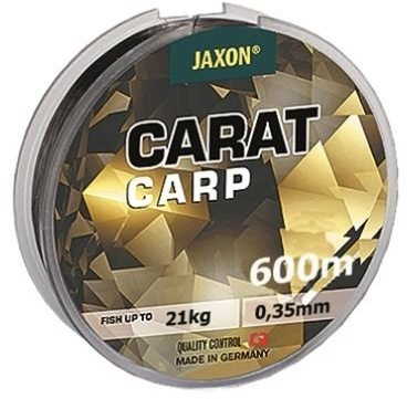 Jaxon Angelschnur Carat CARP 600m Spule Monofile Karpfen Schnur TOP (0,018€/m) (0,35mm / 21kg)