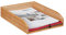 relaxdays Vaschetta Portadocumenti in Bambù Perforato, Impilabile, Formato A4, Scrivania, Ufficio, HLP 7x25x33 cm, legno