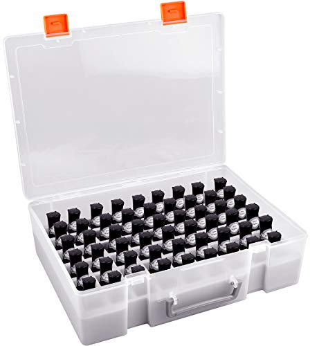 ALCYON Universal Nail Polish Holder & Organizer Contains 54 Bottles for Gellen, for Beetles, for Sally Hansen, for OPI, for Essie and Other Fingernail Polish (ONLY A CASE)