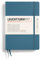 LEUCHTTURM1917 363335 Notizbuch Medium (A5), Hardcover, 251 nummerierte Seiten, Stone Blue, liniert