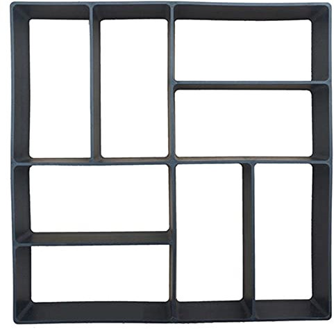 RETENA 1 Stück Gehweg Form Pflasterstein Gehweg Form Pflasterform Schalungsform Betonformen Garten Schablone Gehwegplatten Beton Kunststoff für Garten Natursteinpflaster - 40 x 40 cm x 4 cm