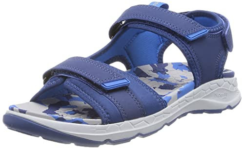 Superfit Jungen Criss Cross Sandale, Blau 8000, 35 EU