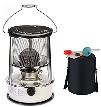 HEATHE 6L Petroleumofen für Innenräume,Petroleum Heizung,Tragbarer Petroliumheizer,Tank bis zu 20 Stunden,für Camping Zeltheizung Kochen