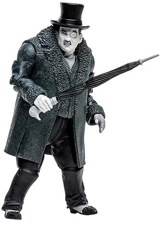 DC GAMING BUILD-A 7IN FIGURES WV1 - ARKHAM CITY B&W VARIANT - THE PENGUIN (B&W)(GOLDLABEL)