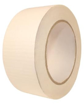 PROFIVENT.DE Universelles 48mm x 50m Wasserdicht Gewebeklebeband Panzertape Duct Tape Reparatur Klebeband Starke Klebkraft (Weiß)