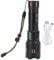 LED Flashlights High Powered Zoomable Handheld Torch Powerful Tactical Flashlight Outdoor White Laser Long Range Flashlight with Battery Level Display for Emergency Camping