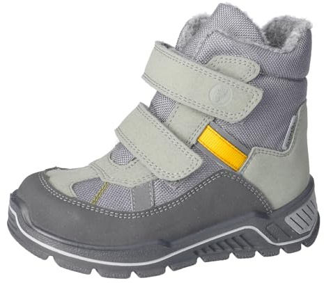 RICOSTA Jungen Winterstiefel Gabris, Kinder Boots, Weite: Weit, lose Einlage, Sympatex, wasserdicht, Winterboots, warm, eukalyptus/Graphit (530), 32 EU