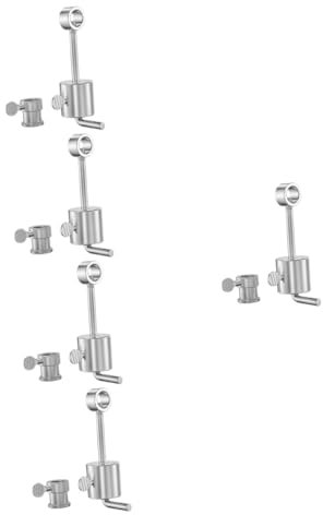 YARNOW 5sets Rotisserie Balance Weight for Spit Rod Grill Rack Spit Balance Weight Rotisserie Stainless Steel Stop Sturdy Stoppers for Electric Grill