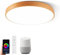 Intelligente Deckenleuchte LED WiFi Licht mit Fernbedienung, Deckenleuchte aus natürlichem Buchenholzmaterial, kompatibel mit Alexa Google Home, Farbwechsellicht für das Schlafzimmer Wohnzimmer