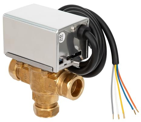 Trident Inline 22mm Central Heating 3 Port Mid-Position