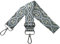 Verstellbarer Schultergurt für Taschen Taschengurte zum Wechseln, Umhängegurt für Taschen, Schulterriemen 3.8cm Breite mit Silber Karabiner Taschenband für Damen Handtaschen, Beige/Marine, M10