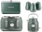 Tower Renaissance Forest Green Kettle, 4 Slice Toaster, Breadbin and Tea, Coffee, Sugar Canisters. Beautiful Matching Kitchen Set of 6 in Forest Green with Chrome Accents