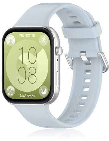 DHWGang Correa de Repuesto Compatible con Huawei Watch Fit 4/3 Accesorios para Relojes, Suave y Cómodo Deportivo Correas de Silicona