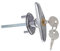 SEWACC 1Set Serratura per Porta Garage con Kit Facile Installazione per Porte Senza Laterale Adatta e Commerciali