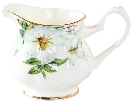 CFY652 Gravy Boat Ceramic Milk Pitcher With Handle And Drip Spout Home Multi-Use Sauce Pot Gravy Boat Gravy Jug(Green)